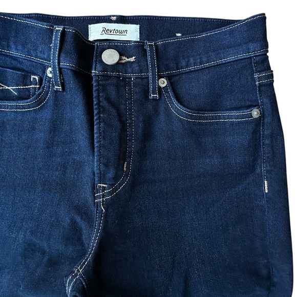 REVTOWN | NWOT SKINNY ANKLE JEANS DARK WASH DENIM | SIZE: 26 - Picture 3 of 12